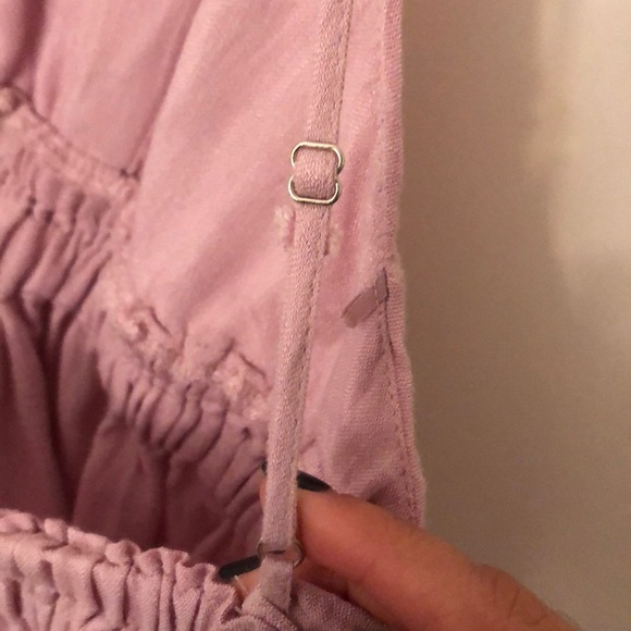 Light lilac spaghetti strap top. - Picture 3 of 7